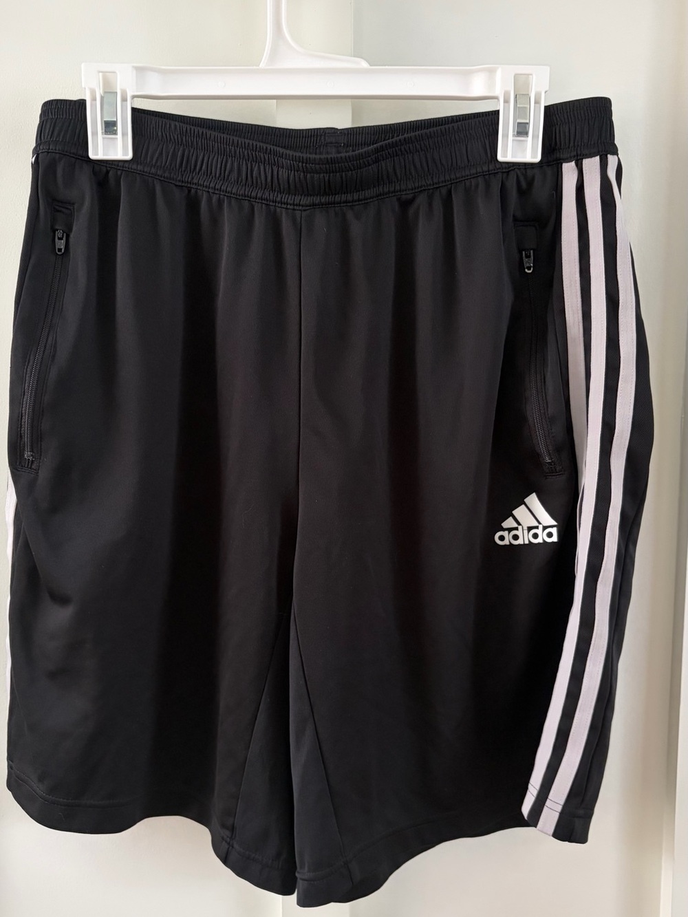 Adidas Designed 2 Move Shorts | Men’s Large | Black 3-Stripes | Athletic